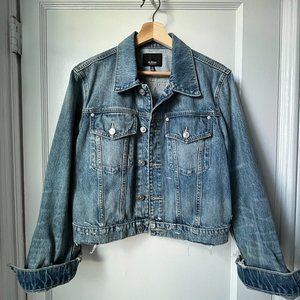 Hudson Jeans Cropped Denim Trucker Jacket